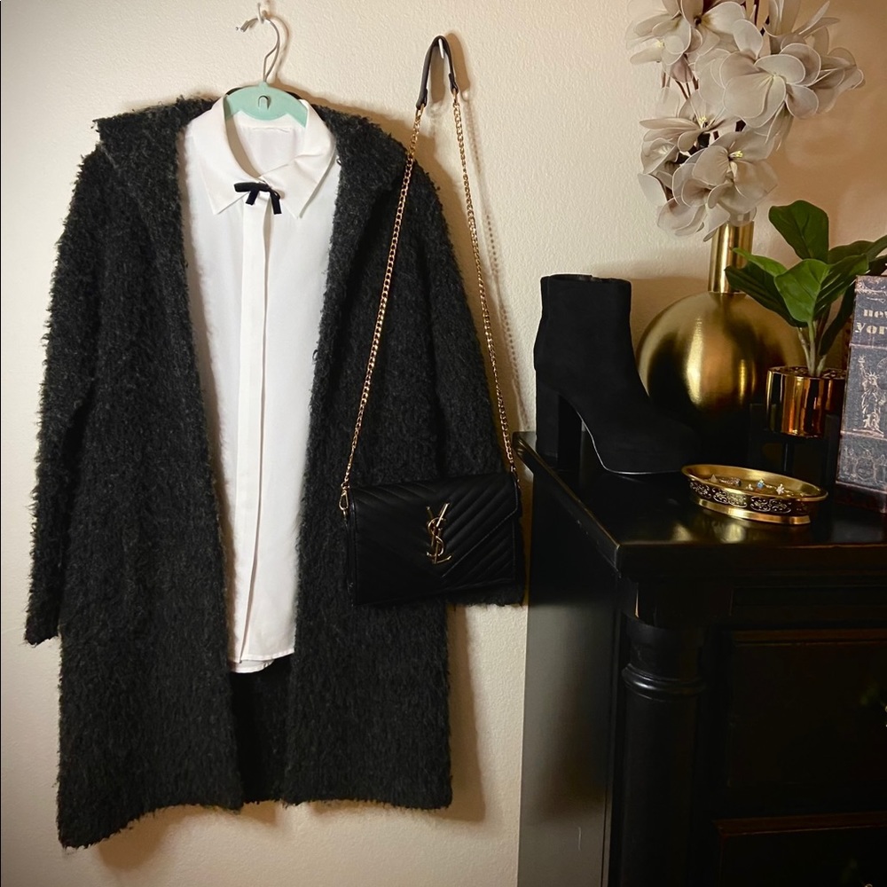 Teddy Fur Open Coatigan